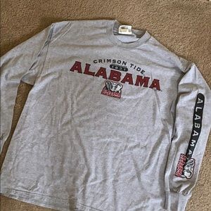 Alabama Crimson Tide: long sleeve heather gray